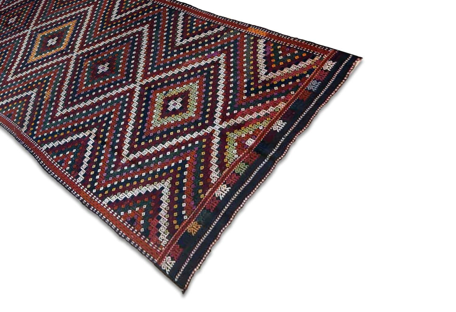 Kilim Persiano (Jiajim) Tribale 7517 - immagine 3