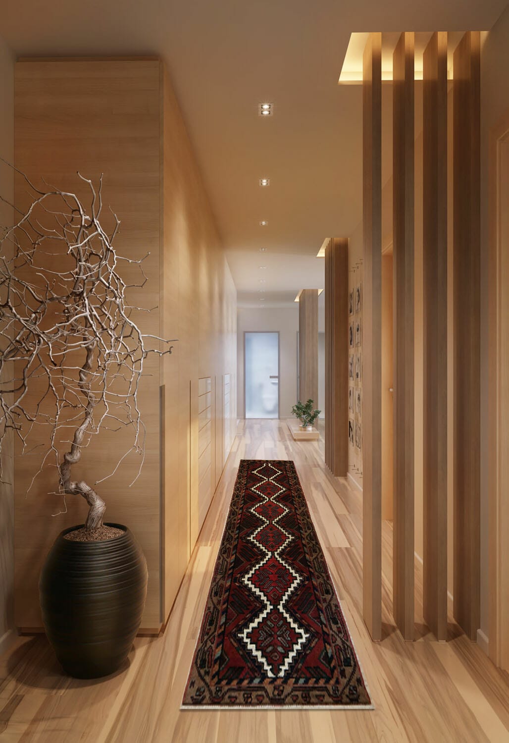 Tappeto per corridoio Hamadan 0847 - immagine 2