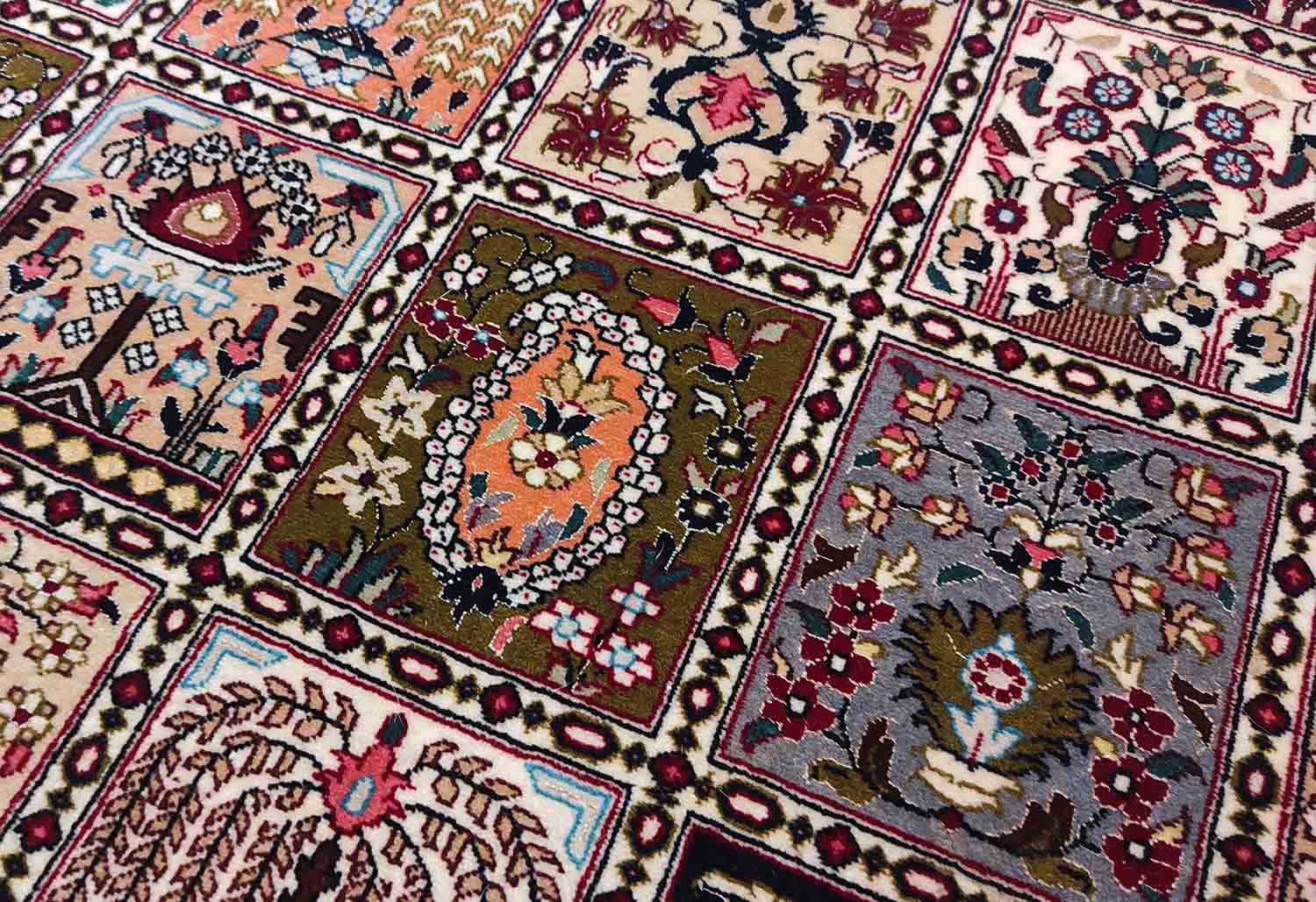 Tappeto Persiano Qum kork 9755 - immagine 3