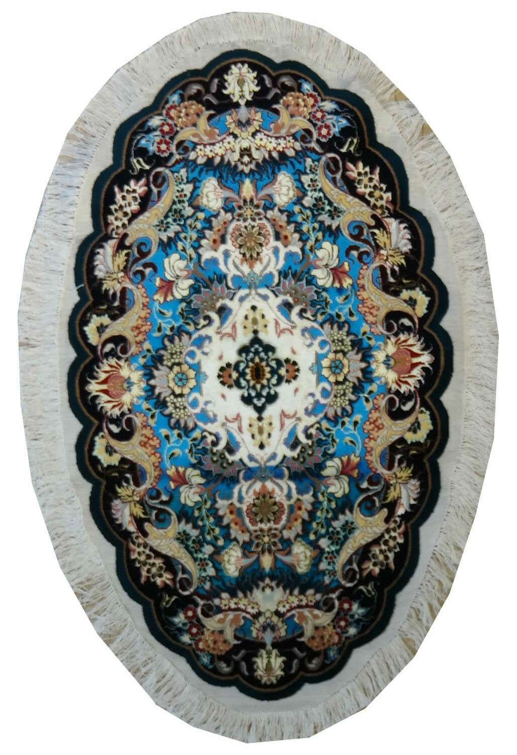 Tappetom persiano Tabriz ovale 7764
